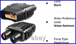 B1 Night Vision Goggles Binoculars with LCD Screen, Infrared (IR) Digital Camera