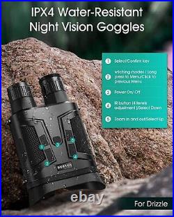 BOBLOV Night VIsion Goggles Binoculars 1080P 400-800M Full Dark 8X Digital 630N