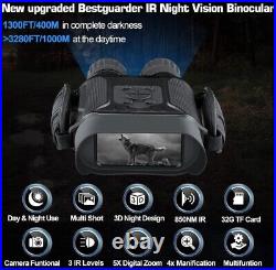 Bestguarder NV-900 4.5X40mm Digital Night Vision Binocular with Time Lapse Funct