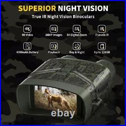 Binoculares con vision nocturna vinoculares night vision LCD Infrared largavista