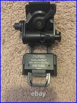 Black Wilcox G24 NVG Mount With Shroud. SOF PVS 31 Capable
