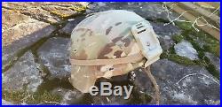 CERADYNE Enhanced Combat Helmet ECH Medium NVG Bracket ARMY Coyote ACH Ops Core