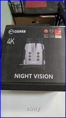 CIGMAN True 4K Night Vision Binoculars, Infrared Goggles