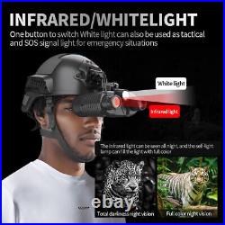 CN Night Vision Goggles Binoculars HD Digital Head Mounted Hunting Rechargeable