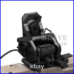 CNC Function GSGM DPAM NVG Helmet Mount with4-Hole Shroud for ANVIS Night Vision