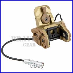 CNC Functional GSGM DPAM NVG Mount with4-Hole Helmet Shroud for ANVIS Night Vision