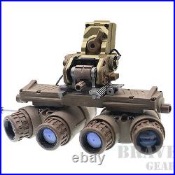 CNC Functional GSGM DPAM NVG Mount with4-Hole Helmet Shroud for ANVIS Night Vision