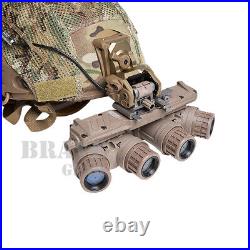 CNC Functional GSGM DPAM NVG Mount with4-Hole Helmet Shroud for ANVIS Night Vision