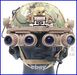 CNC Functional GSGM DPAM NVG Mount withHelmet Shroud for ANVIS Night Vision Goggle