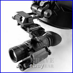 CNC Machined Dual Binocular Bridge NVG Mount + AN/PVS-14 J Arm Dovetail Adapter