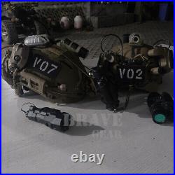 CNC Machined PVS-14 PVS-7 NVG J Arm Swing Arm Night Vision Goggle Dovetail Mount