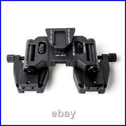 CNC Metal Modular Dual Binocular Bridge Helmet Night Vision NVG Dovetail Mount