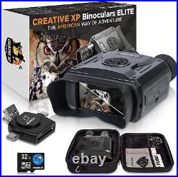 CREATIVE XP 850 NM True Digital Night Vision Binoculars, 128 GB Black Elite