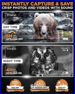 CREATIVE XP Night Vision Goggles Digital Binoculars PRO Infrared Lens Black NEW CREATIVE XP Night Vision Goggles Digital Binoculars PRO Infrared Lens Black NEW