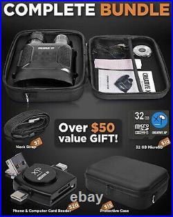 CREATIVE XP Night Vision Goggles Digital Binoculars PRO Infrared Lens Black NEW