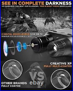 CREATIVE XP Night Vision Goggles GlassCondor Pro Digital Military Binoculars