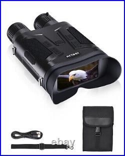 CTBOT Night Vision Goggles Hunting Binoculars 1080p Video 1312ft Range 850nm IR