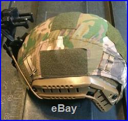 CUSTOM GUNFIGHTER DH-132A CVC BALLISTIC HELMET With NOROTOS NVG AND RHINO MOUNT