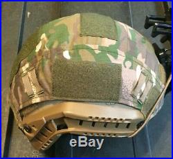 CUSTOM GUNFIGHTER DH-132A CVC BALLISTIC HELMET With NOROTOS NVG AND RHINO MOUNT