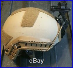 CUSTOM GUNFIGHTER DH-132A CVC BALLISTIC HELMET With NOROTOS NVG AND RHINO MOUNT