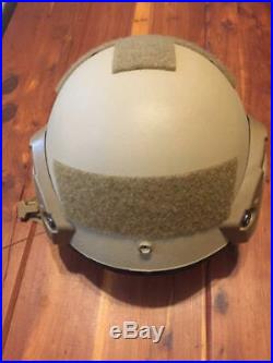 CUSTOM GUNFIGHTER DH-132A CVC BALLISTIC HELMET With WILCOX NVG AND RHINO MOUNT