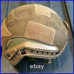 CUSTOM GUNFIGHTER DH-132B CVC BALLISTIC HELMET With NOROTOS NVG and RHINO mount