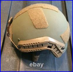 CUSTOM GUNFIGHTER DH-132B CVC BALLISTIC HELMET With NOROTOS NVG and RHINO mount