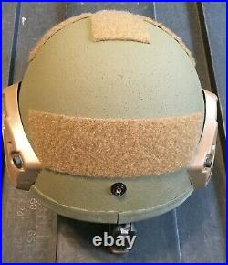 CUSTOM GUNFIGHTER DH-132B CVC BALLISTIC HELMET With NOROTOS NVG and RHINO mount