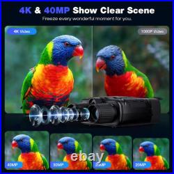 CZ080 Night Vision Goggles 8X Zoom 4K Digital HD IR Binoculars Hunting