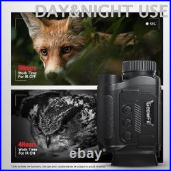 Compact 4K Night Vision Goggles with 984FT Range and 32GB Card Take Anywhere