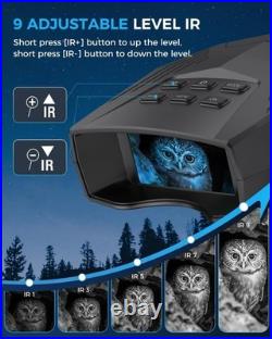 Compact Night Vision Goggles 5000mAh Rechargeable 10X Zoom Anti-Reflective Lens Compact Night Vision Goggles 5000mAh Rechargeable 10X Zoom Anti-Reflective Lens