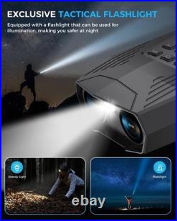 Compact Night Vision Goggles 5000mAh Rechargeable 10X Zoom Anti-Reflective Lens Compact Night Vision Goggles 5000mAh Rechargeable 10X Zoom Anti-Reflective Lens