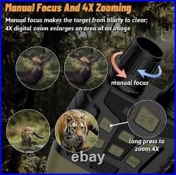 Coolife Night Vision Goggles Binoculars, 2.31 TFT LCD for Spotting Hunting