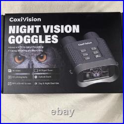 Coxivision 4K Night Vision Goggles, Rechargeable Battery, IP54 Waterproof, USBC