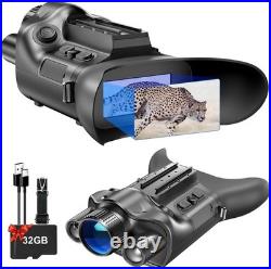 Crangcam Night Vision Goggles with Night Vision Rangefinder, 4K Video Photo, 6X