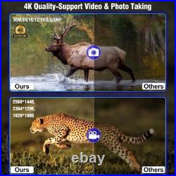 Crangcam Night Vision Goggles with Night Vision Rangefinder, 4K Video Photo, 6X