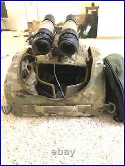 Crye Airframe, Adams Ind. Sentinel NVG, Sam Mount, Helmet Hut, Many Addons