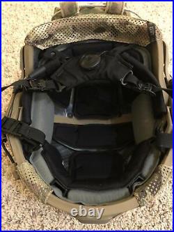 Crye Airframe, Adams Ind. Sentinel NVG, Sam Mount, Helmet Hut, Many Addons