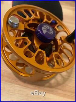 Custom Nautilus NVG 8/9 Wt reel Orange/purple