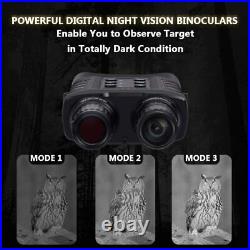 D80 IR Night Vision Goggles 1080P, 4X20 Zoom, 3000M Viewing Range, High-Definiti