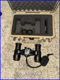 DTNVG Act In Black Night Vision Gen 3 Binoculars L3 Filmless White Phosphor NVG