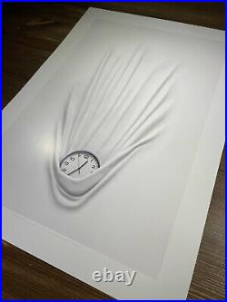 Daniel Arsham Falling Clock Art Print Poster NVG Design Hanno Silk Paper