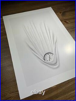 Daniel Arsham Falling Clock Art Print Poster NVG Design Hanno Silk Paper