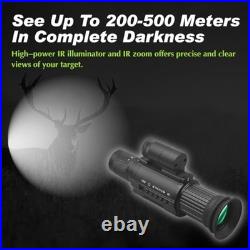 Day & Night Vision Rifle Scope Monocular 3X IR Hunting Telescope