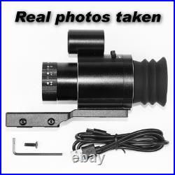 Day & Night Vision Rifle Scope Monocular with 850nm IR 4X Magnification, Digi