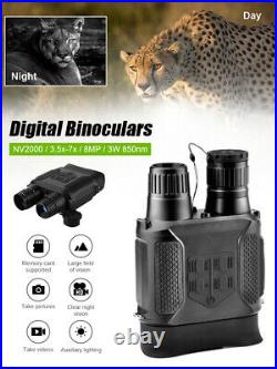 Digital Binoculars Night Vision Goggles for Bird Watching Wildlife Recorder
