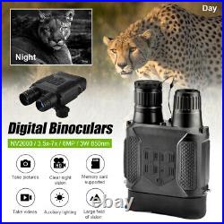 Digital Binoculars Night Vision Goggles for Bird Watching Wildlife Recorder
