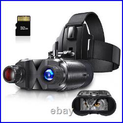 Digital Head-Mounted Night Vision Goggles Binoculars Infrared Video Recording