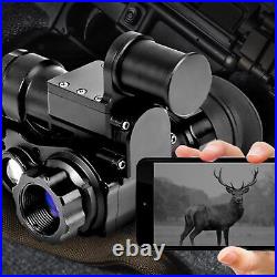 Digital Infrared Night Vision Goggles with Helmet Mount Handsfree for Hiking