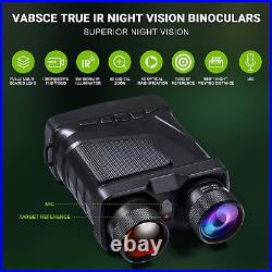 Digital Night Vision Goggles, 1080P FHD Rechargeable Night Vision Binoculars for
